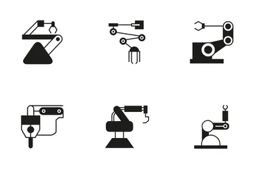 Robotic Arm 13 Icon Pack