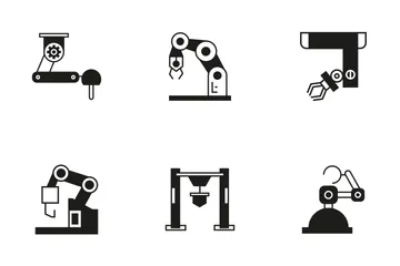 Robotic Arm 7 Icon Pack