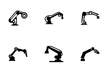 Robotic Arm Icon Pack