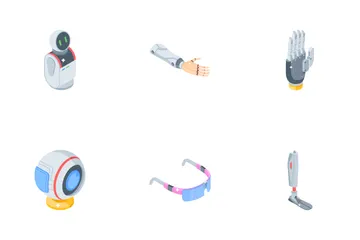 Robotics And Humanoid Icon Pack