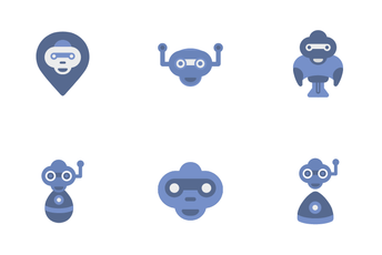 Robots And Bots Icon Pack