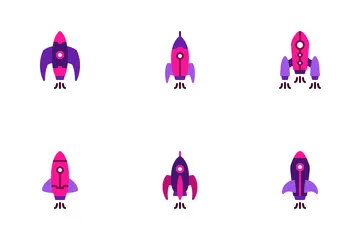Rocket Launch Icon Pack