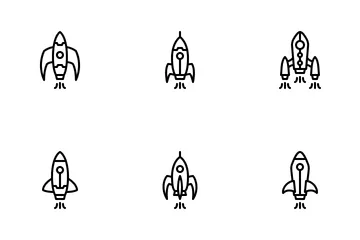 Rocket Launch Icon Pack