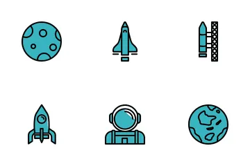 Rocket Space Icon Pack