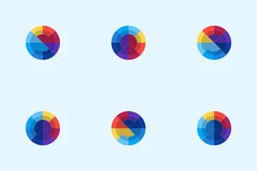 Roda de cores Pacote de Ícones