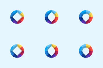 Roda de cores Pacote de Ícones