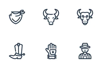Rodeo Competition Icon Pack