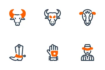 Rodeo Competition Icon Pack
