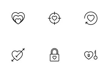 Romance And Dating App Icon Pack