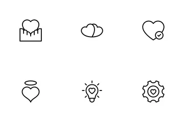 Romance And Dating App Icon Pack