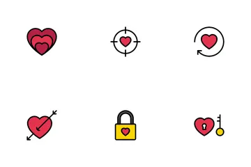 Romance And Dating App Icon Pack