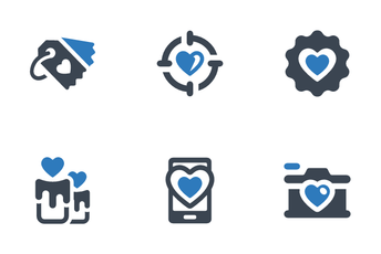 Romance And Wedding Icon Pack