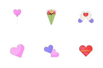 Romantic Valentines Day Icon Pack