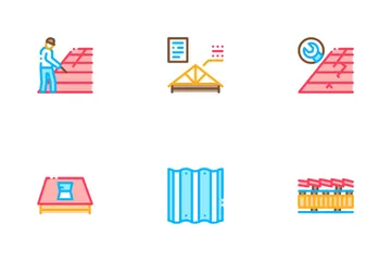 Roof Housetop Material Icon Pack