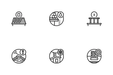 Roof Replacement Job Icon Pack
