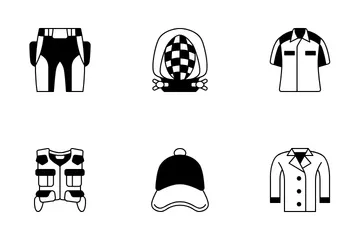 Ropa de trabajo Paquete de Iconos
