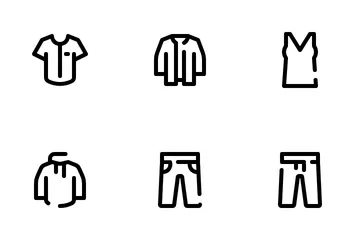 Ropa Paquete de Iconos