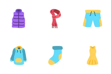 Ropa Paquete de Iconos
