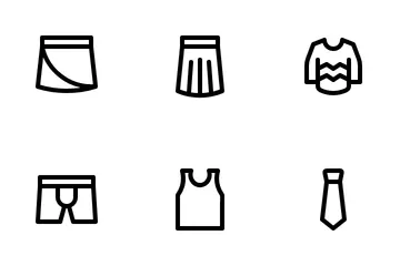 Ropa Paquete de Iconos