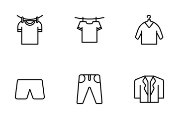 Ropa Paquete de Iconos