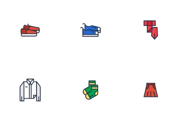 Ropa Paquete de Iconos