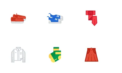 Ropa Paquete de Iconos