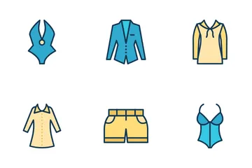 Ropa Paquete de Iconos