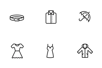 Ropa Paquete de Iconos