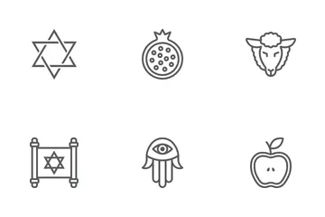 Rosh Hashaná Paquete de Iconos