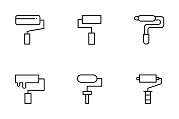Rouleau de peinture Pack d'Icônes