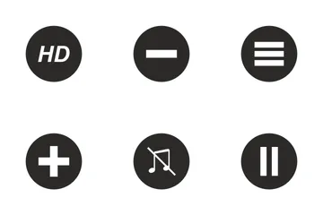 Rounded Player Functions And Conditions Icon Pack