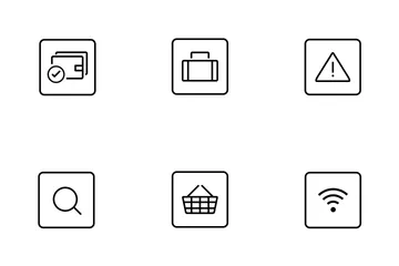 Rounded Square Web Icon Icon Pack