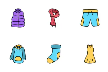 Roupas Pacote de Ícones