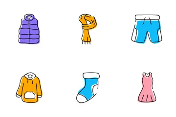 Roupas Pacote de Ícones