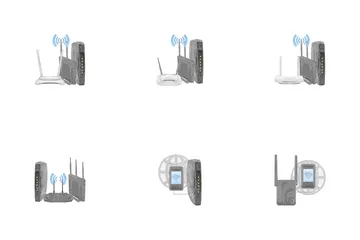 Router de wifi Icon Pack