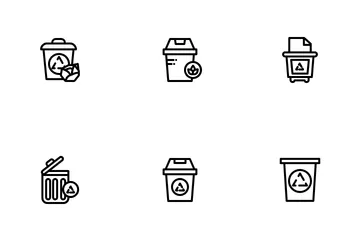 Rubbish Bin Icon Pack