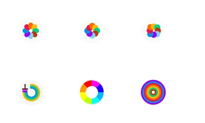 Ruedas de color Icon Pack