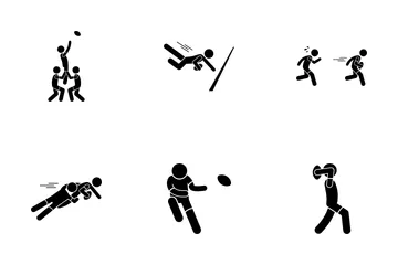 Rugby Player Icon Pack