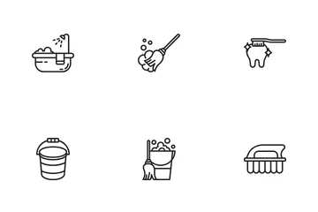 Rutina de higiene Paquete de Iconos