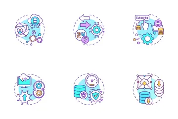 SaaS Solutions Icon Pack