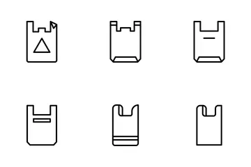 Sac plastique Pack d'Icônes