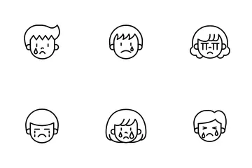 Sad Faces Icon Pack