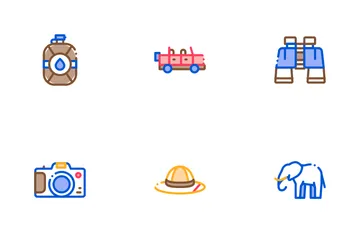 Safari Travel Icon Pack