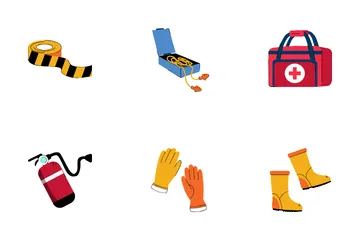 Safety Equipment Icon Pack