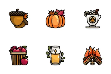 Saison de l'automne Pack d'Icônes