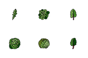 Salad Food Icon Pack