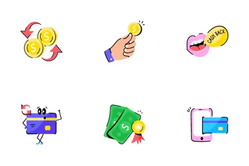 Sale And Refund Icon Pack