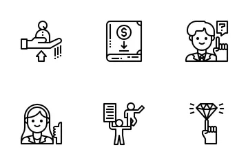 Sale Closing Techniques Icon Pack