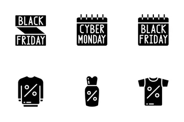 Sales (Black Friday) - Glyph Icon Pack