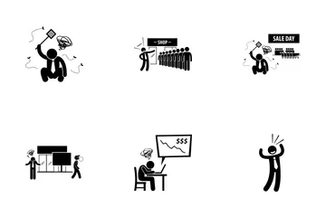 Sales Went Wrong Icon Pack